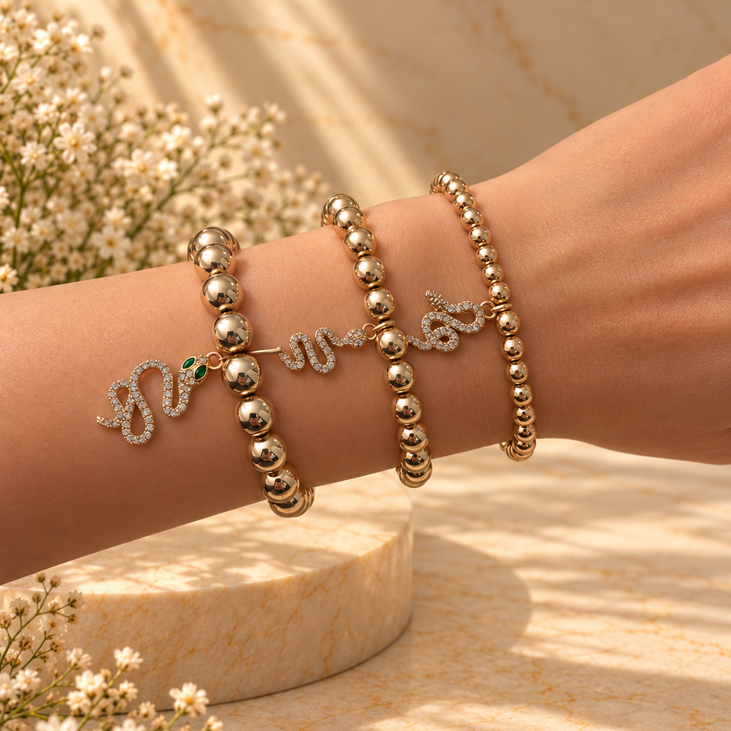 Crystal Serpent Charm Collection